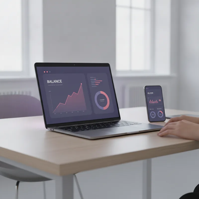 Portfolio overview inside the platform